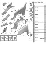 Ön Sol Çamurluk Davlumbazı 308 (PEJ1538002-7136FZ)