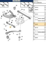 Arka Viraj Demir Askı Kolu C5 (517847)