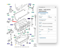 Yağ Çubuk Borusu Connect Bm 02 ( IBR 19822 - 7T16 6K815 AA )