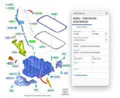 Boru Karter Yağ Seviye Çubuğu Connect Bm 02 ( IBR 19823 - 3S4Q 6784 AD )