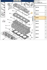 Üst Kapak Contası  307 406 607 806 Partner Expert C4 C5 C8 Berlingo Jumpy DW10 (024999-83026203-JM5087)