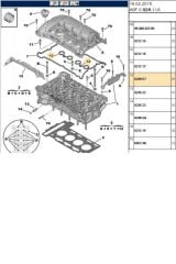 Üst Kapak Contası 207 208 308 3008 5008 Rcz C3 C4 Picasso C5 EP6 (0249.E7)