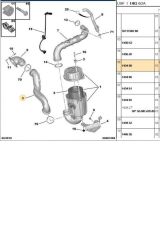 Boxer Jumper3 Hava Filtre Kutu Hortum  Euro4 (P143498)