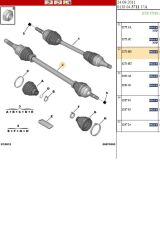 Sağ  Aks C3 (3032107001-3273HS-32735T)