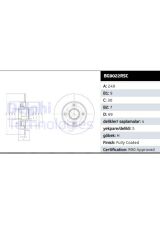 Arka Disk 207 208 C3 (BG9022RSC-4249.32)