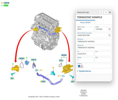 Termostad (88 Cc) Connect 02 Focus Fiesta Escort Mondeo ( OES 390.03 - 89FF 8575 AB )