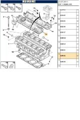 Üst Kapak Contası 306 406 605 806 Xsara XU7JP 1,8 16V (0249A2-18605)