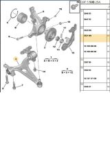 Sağ  Salıncak Jumpy  08/-(97FT07363-3521N9)