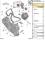 Boxer Jumper Ducato3 Alternatör Kasnağı İna (535016010-77364082-588033)