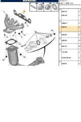 Egzoz Manifold Contası 106 206 306 Partner Saxo Xsara Berlingo (0349.J6)