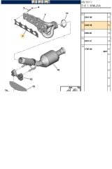 Egzoz Manifold Contası 206 307 308 406 407 607 806 807 C4 C5 Xsara (0349H8)