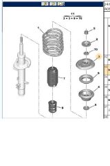 Amortisör Takozu 1007 C3 (5031.96-MH13012)