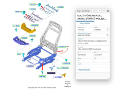 Koltuk Ayar Kolu Sol Fiesta 09 ( CAB330674 - 8A61A61735AA - BA61A61735AA35B8 )