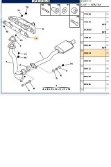 Egzoz Manifold Contası 1,5D 106 Saxo (0349.E4)
