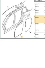 Ön Sol Kapı Fitili 206 (9023EV-PJ20600001-BPE309307)