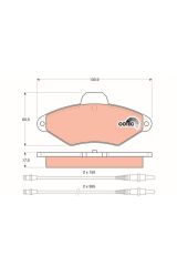 Ön Balata Xantia (GDB1101-4252.91)