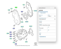 Eksantrik Bakalit Kapak Connect Focus Bm 02 ( CAB 331205 - 4M5Q 6E006 AB )