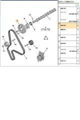 Eksantrik Dişlisi Partner 306 406 DW8-DW10 (080590)