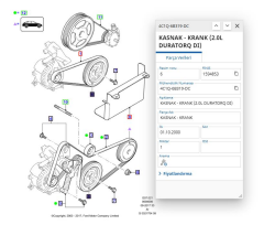 Krank Kasnağı (Önden Çeker) Mondeo 01 Transit  ( KEN152K14401 - 4C1Q6B319DC )