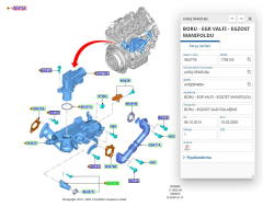 Egr Elektrovana Kapağı 1.6  Focus 15  (AV6Q 9F469 BA )