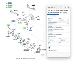 Arka Denge Kolu Focus CMax Bm 98  ( AYD02670 - 98AG5500AG )