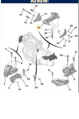 Şanzıman Alt Takozu Bipper Nemo 1,3D (10010832-51813604-1807KA)