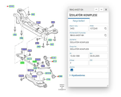 Viraj Demir Lastiği Arka Focus Bm 98>04   ( ONKCM31103 - 98AG4A037BA )