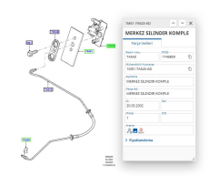 Debriyaj Üst Merkez Connect Focus ( SCH 6284654003 - 1M51 7A543-AD )