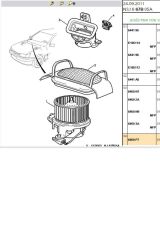 Kalorifer Rezistansı 306 Partner Berlingo (6450P7-HLR100051)