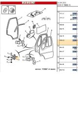 Boxer Jumper Ducato1 2 Ön Kapı Gergisi (Trl9181G3-9181G3)