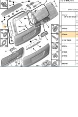 Bagaj Amortisörü 206 SW (2541624002-8731G5)