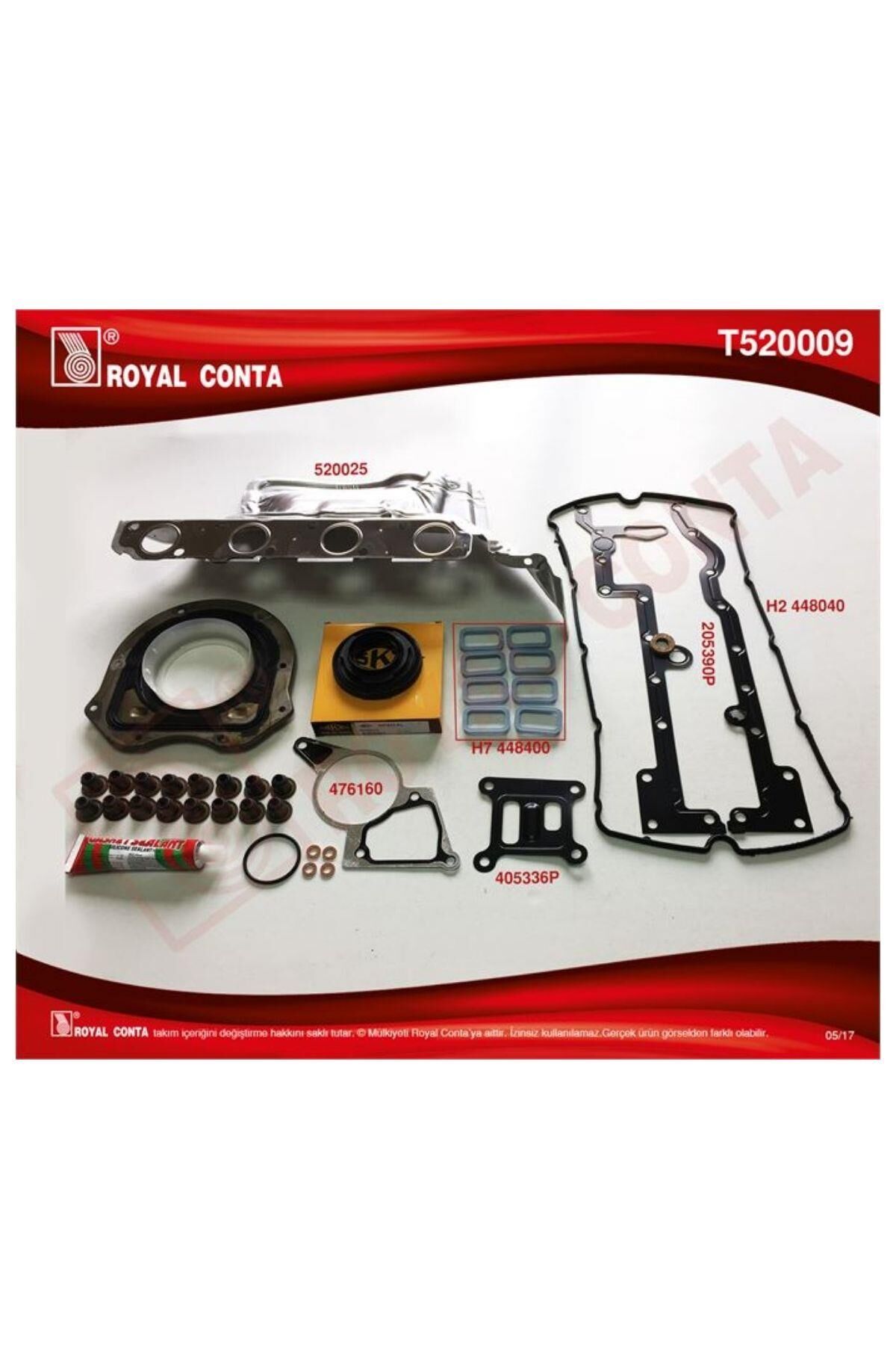 Boxer Jumper3 Takım Conta 2 2 Royal Conta (T520009-6C116008Aa)