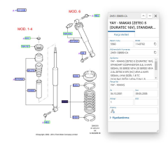 Helezon Yayı Arka Focus Bm 98 Sedan ( FSE11720016 - 98AG5560TA - 2M515B669CA )