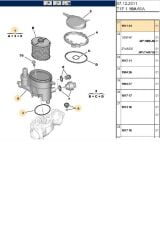 Mazot Filtre Kutusu Dw8 1,9d Partner M49-M59 Expert Berlingo M49-M59 Jumpy Scudo (1911.44)