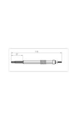 Buji C5 406 407 DW10 2.0 HDI (ET118492-5960F4)