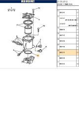 Mazot Filtre Kütük Oringi DW8 Partner Berlingo (191211)