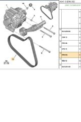 V Kayışı 207 208 (5750.RG-6PK905)