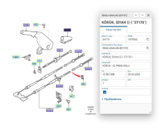 El Fren Körüğü Focus 98 ( CAB330620 -  98ABA044L48BDYYFZ )