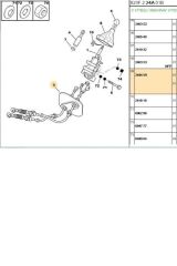 Boxer Jumper Ducato2 Vites Halatı 2 8 Turtel (50222018-Cavo1114601)