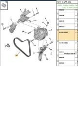 V Kayışı 208 301 308 (9803580580-6PK962)