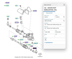 Rot Başı Sol Focus 98>04 ( AYD00130 - 98AX3270BA )