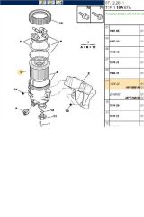 Mazot Filtresi 206-307-406-607-806-807-Expert II Cıtroen Berlingo C4 C5 (1906.A6)