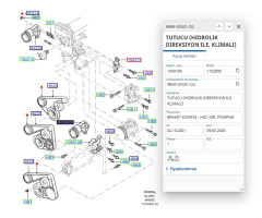 Direksiyon Pompa Gergisi Focus 98>05  ( VOEVTB34018 - 98MF3C631CG )