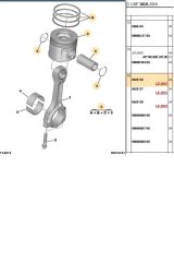 Boxer Jumper 3 Piston Segman Euro 4 0 50 Nüral (8772705050-0628S6-0628S7)