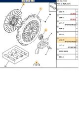 Debriyaj Seti 208 301 Citroen C3 (1682290480-1611266580-2052T3-877263)