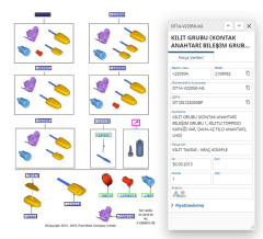 Kapı Kilit Şifre Takımı Connect 08 ( FSE 11-340-026 - 7T1A V22050 JG )