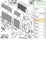 Boxer Jumper Ducato3 Sağ Arka Çamurluk Ön Bandı (Bpe309196-8547W8-735422945)