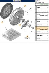 Debriyaj Seti 207 307 308 Partner Berlingo C4 1.6HDI (1611269280)