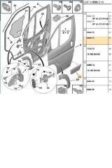 Boxer Jumper Ducato3 Ön Kapı Çıta Sağ Euro4 Bitapart (Bpe309218-8545Fc-735422811)
