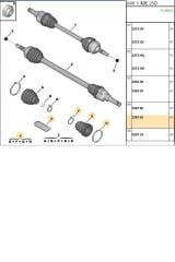 İç Aks Körüğü C-Elysee (S41732-R58275-328793)
